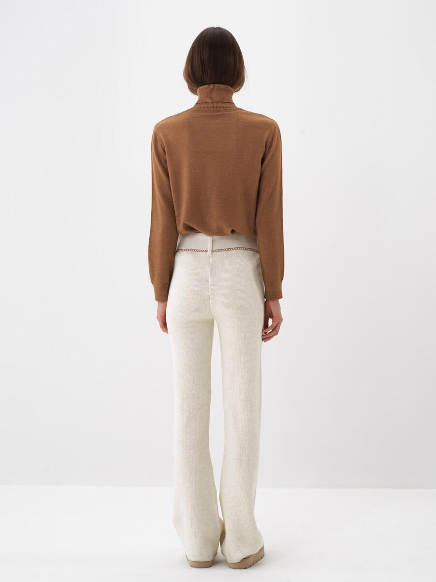 Wool Plain Pants - 20