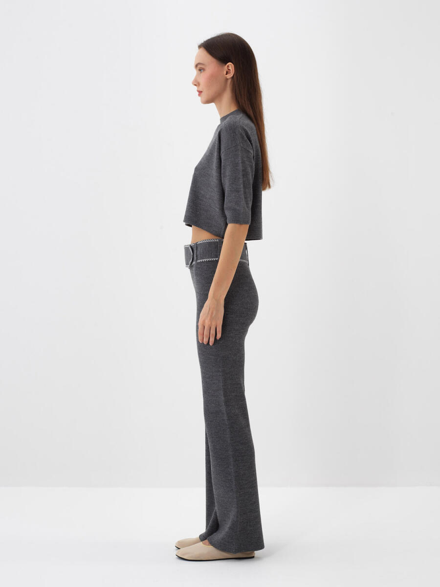 Wool Plain Pants - 24