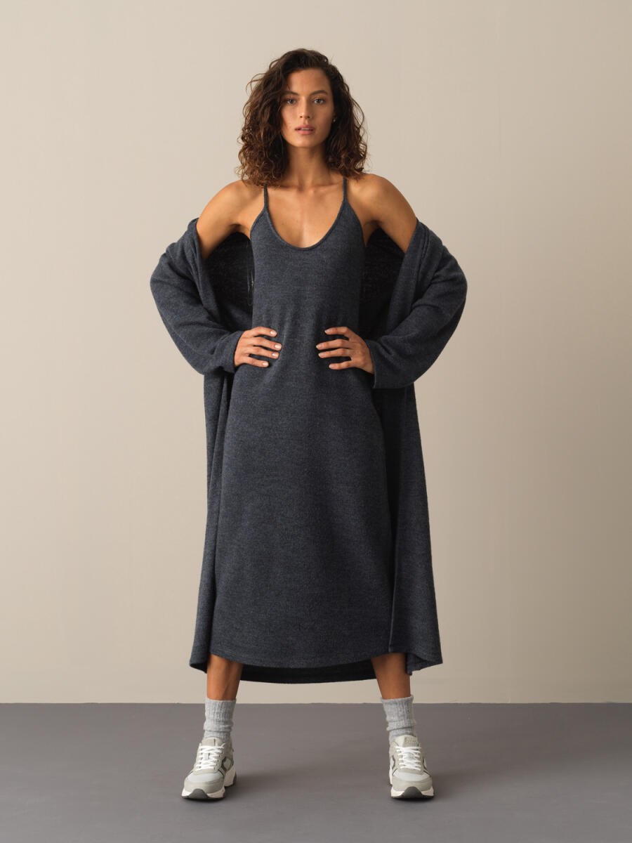 Oversized Long Cardigan - 10