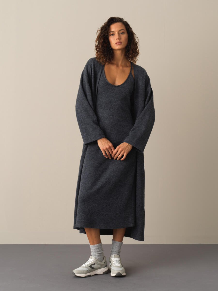 Oversized Long Cardigan - 9