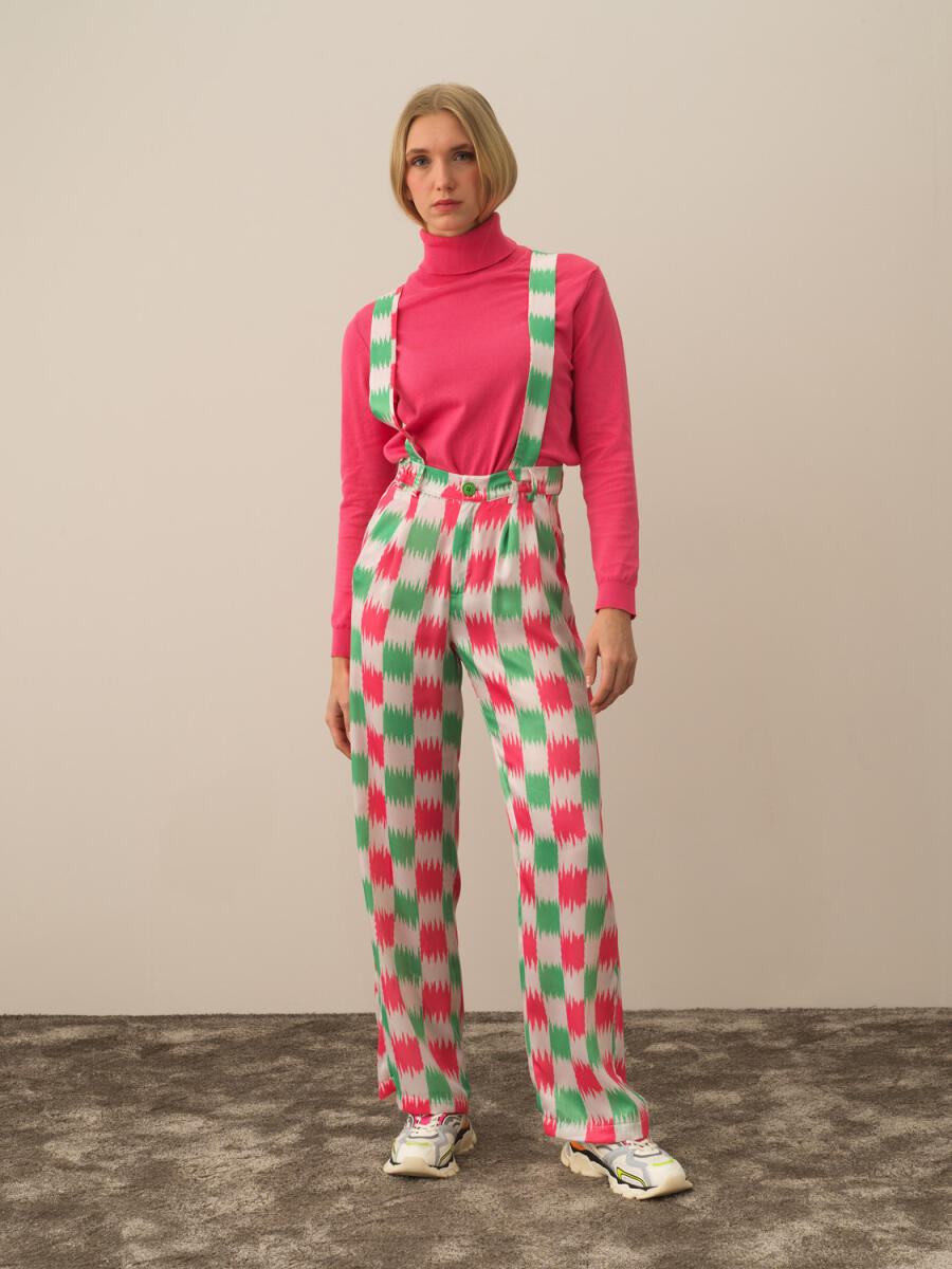 Regular Fit Patterned Jumpsuit - 2