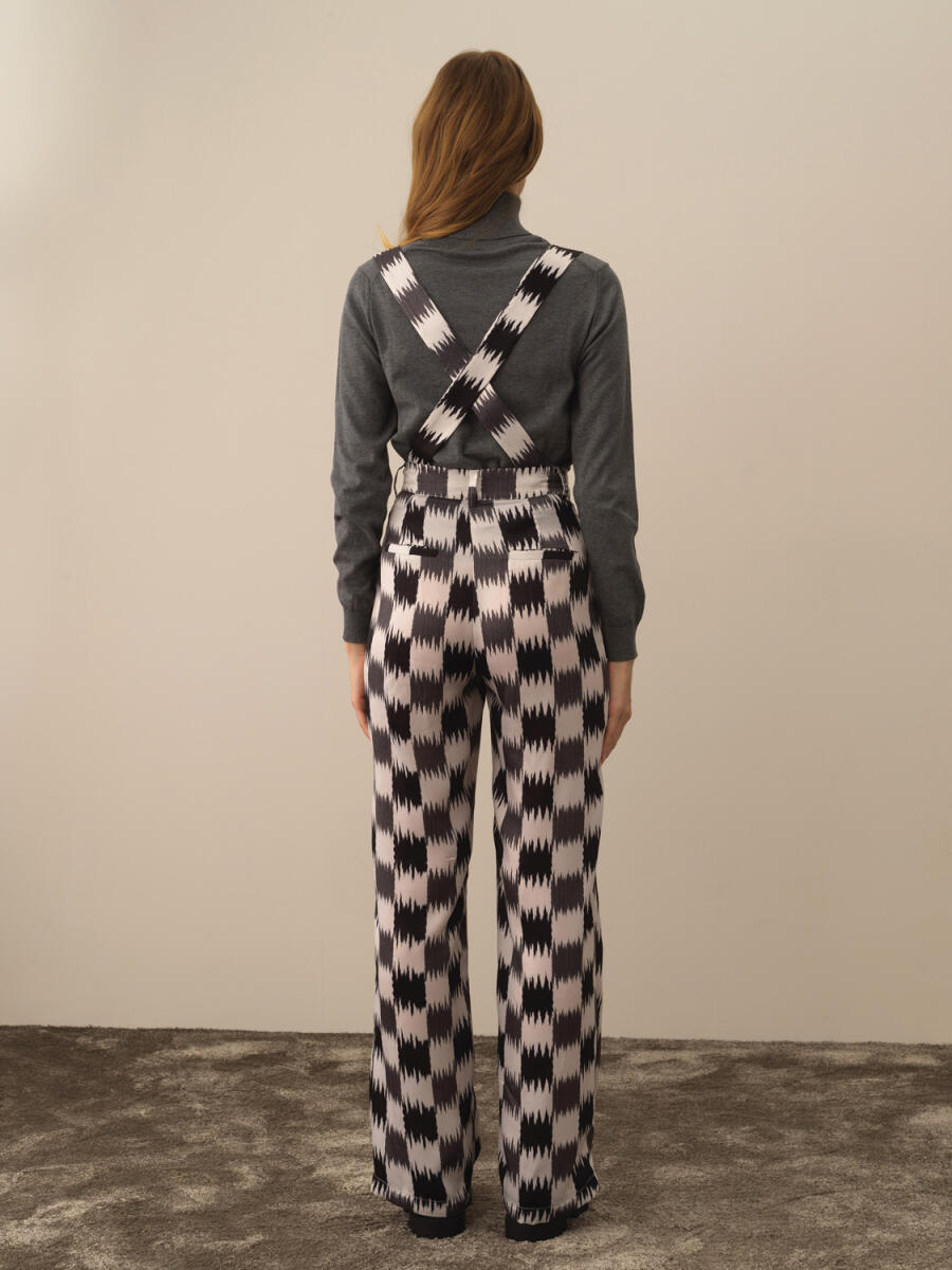 Regular Fit Patterned Jumpsuit - 12