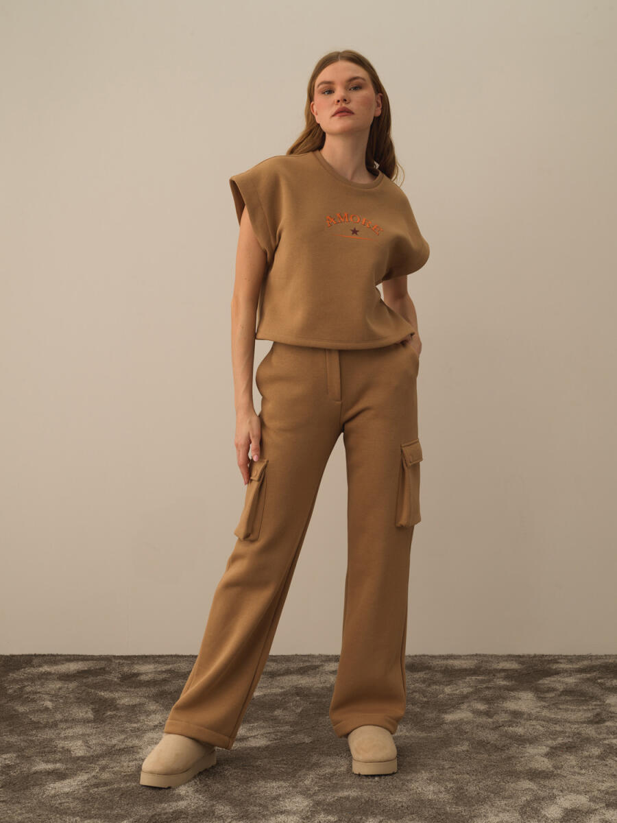 Cotton Oversized Cargo Pants - 2