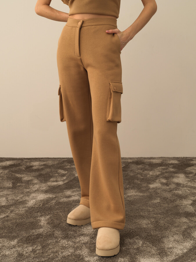 Cotton Oversized Cargo Pants - Xint