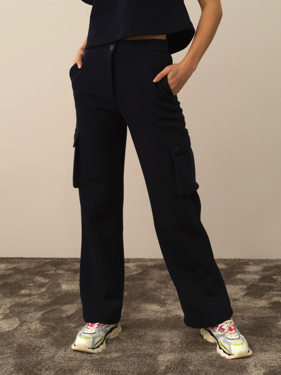 Cotton Oversized Cargo Pants - 6