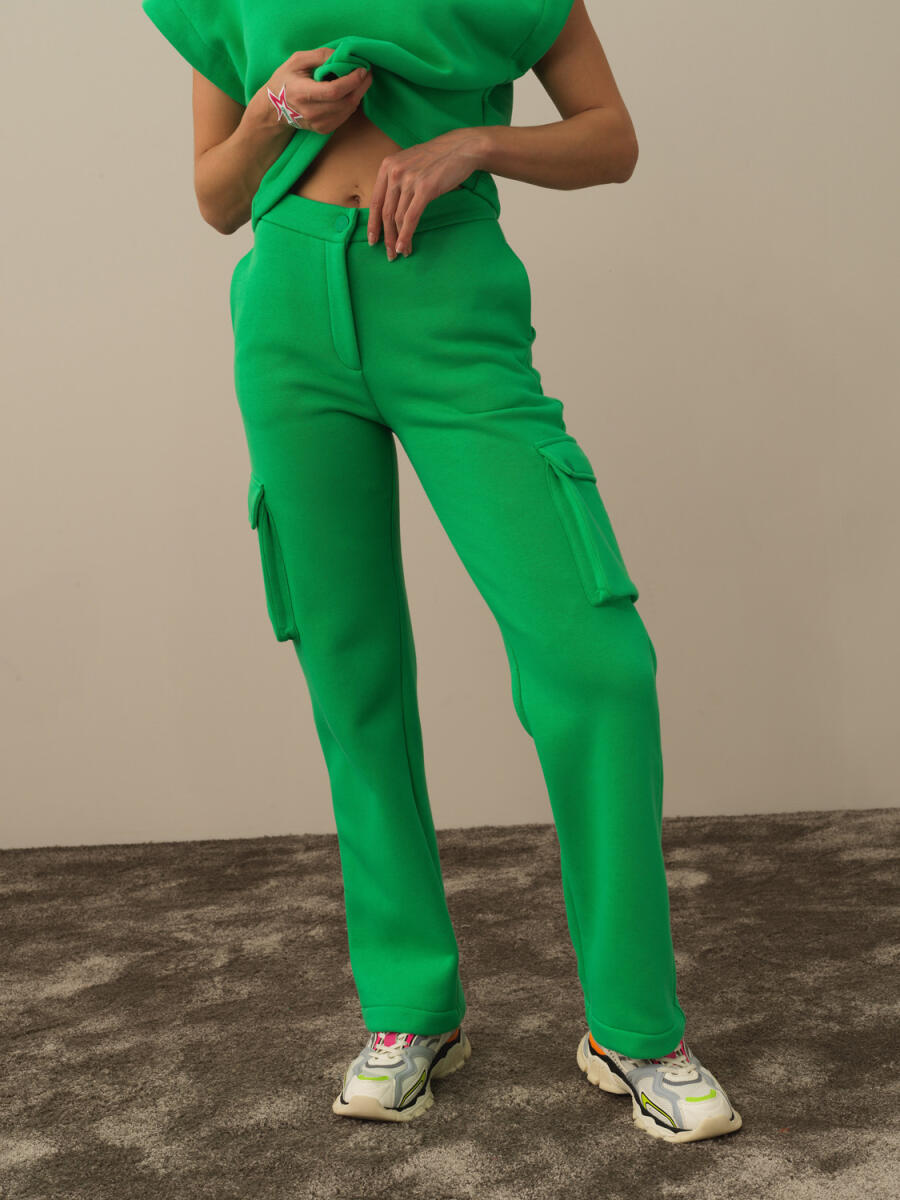 Cotton Oversized Cargo Pants - 17