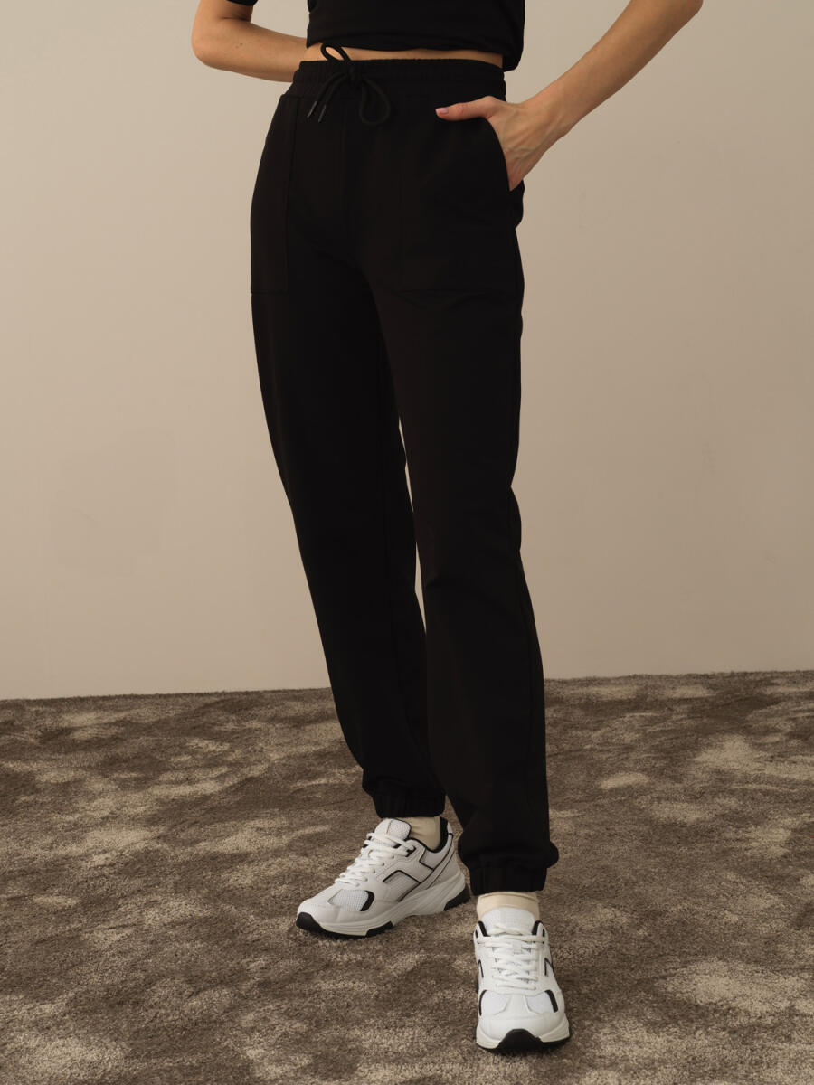 Cotton Oversized Sweat Pants - 1