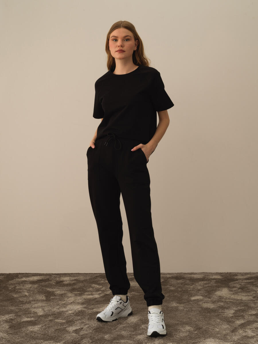 Cotton Oversized Sweat Pants - 2