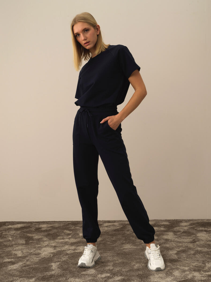 Cotton Oversized Sweat Pants - 7