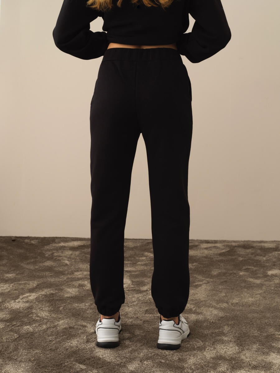 Cotton Regular Fit Basic Sweat Pants - 4