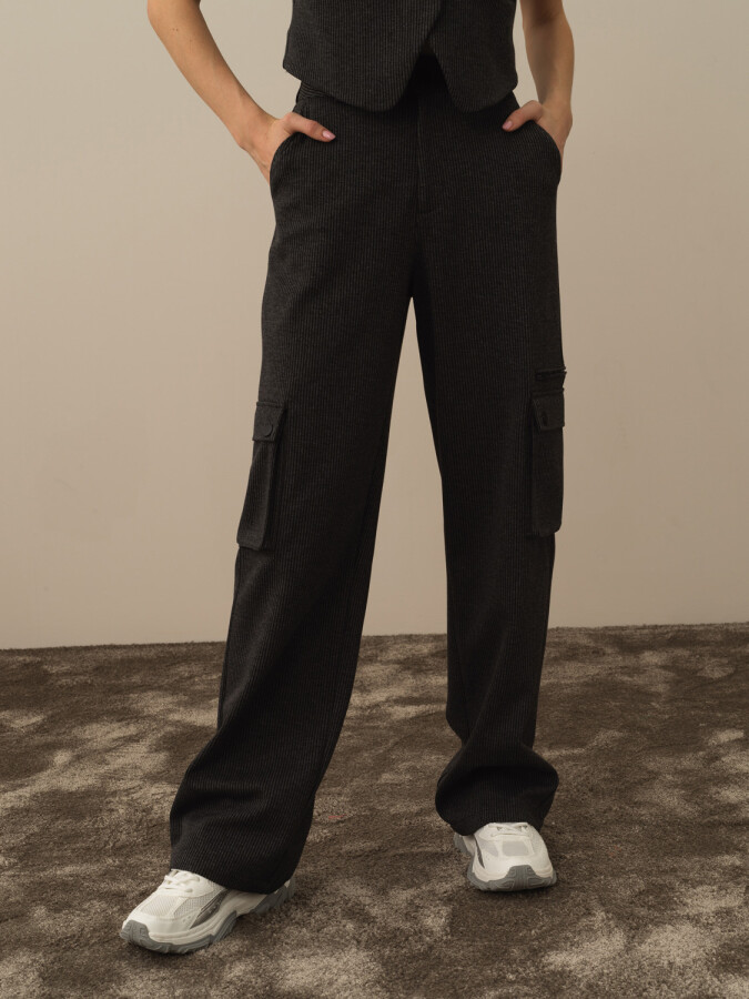 Cotton Regular Fit Cargo Pants - Xint