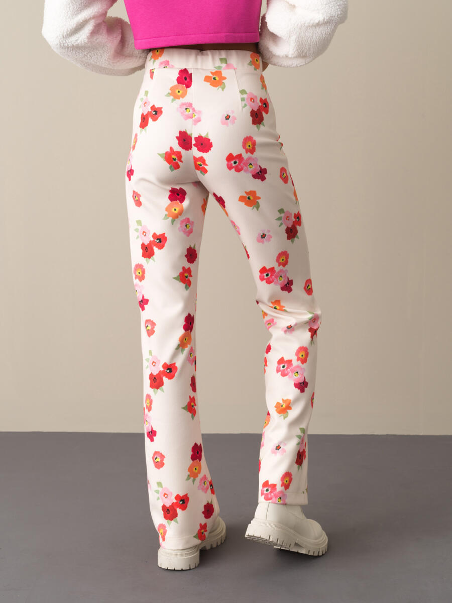 Cotton Regular Fit Patterned Pants - 3